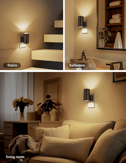 NightGlow | Dimmable LED Night Light Plug-In | Adjustable Brightness & Compact Design