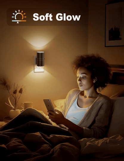 NightGlow | Dimmable LED Night Light Plug-In | Adjustable Brightness & Compact Design